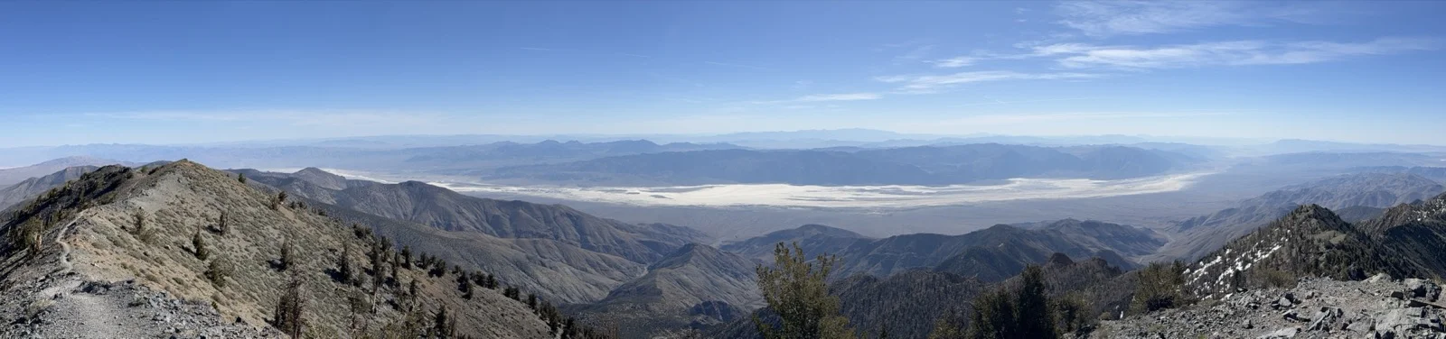 Panoramic view of Death Valley from Telescope Peak