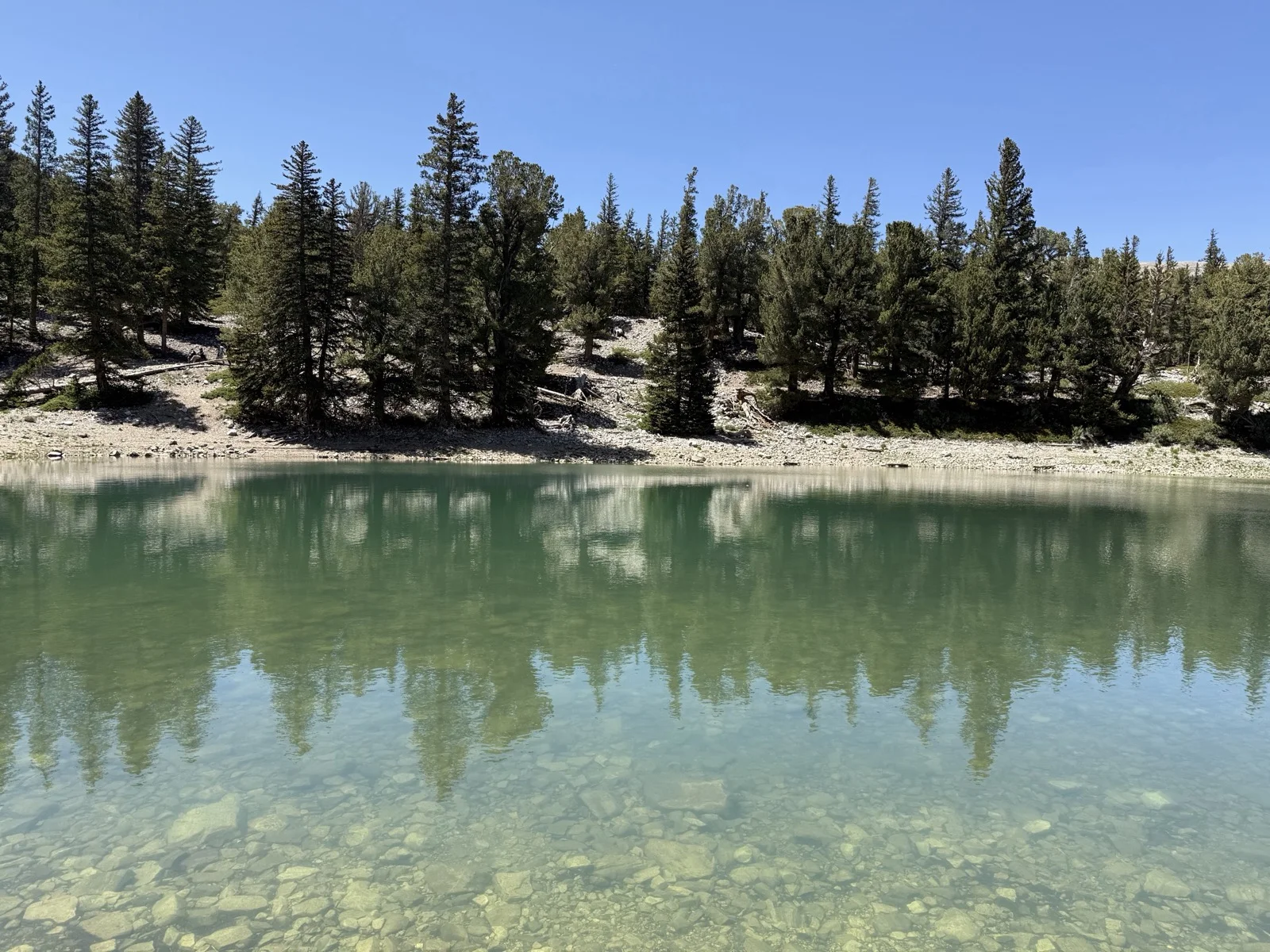 Teresa Lake in the Alpine Lakes Loop area of Great Basin National Park